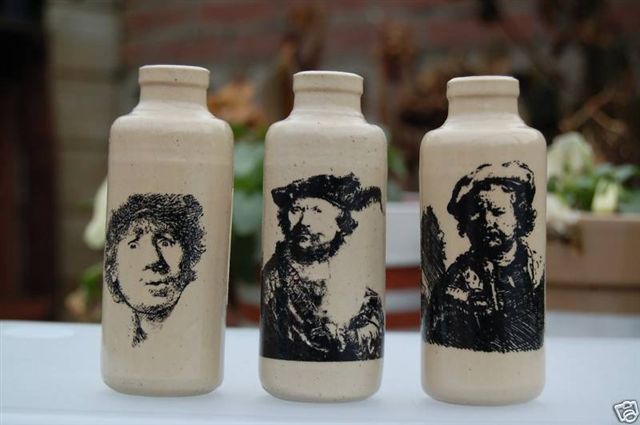 KLM BOLS CLASSIC REMBRANDT BOTTLES