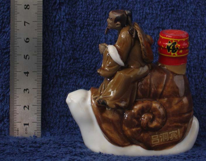 man on snail