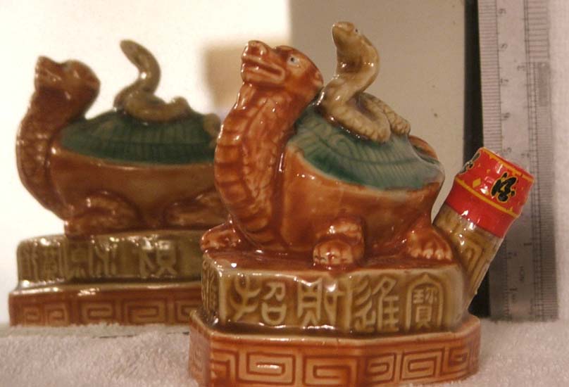 dragon with snake