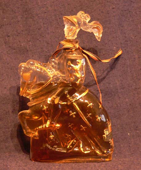 glass soldier on horse