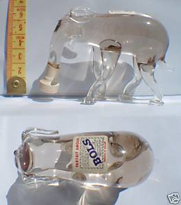 Bols Blown Glass Elephant