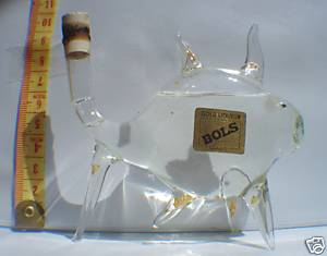 Bols Blown Glass Fish - Gold