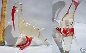 Bols Blown Glass Pelican