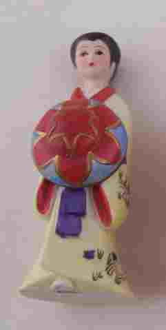 Famous Firsts Mini Decanter Geisha Dolls 1