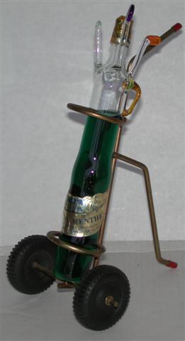 BAITZ Hand Blown Glass GOLF TRUNDLER