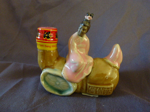 Chineese pink lady on fruit