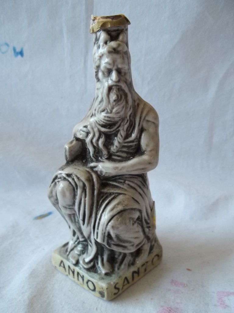 A0745 FEDELI VINO ROSSO MINI DECANTER 1975 SANTA ANNO ROMA UNOPENED