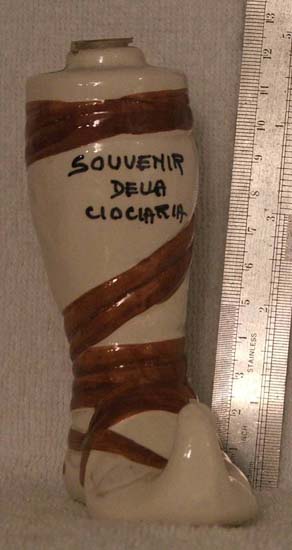 foot with mucasin