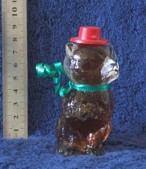 glass cat red