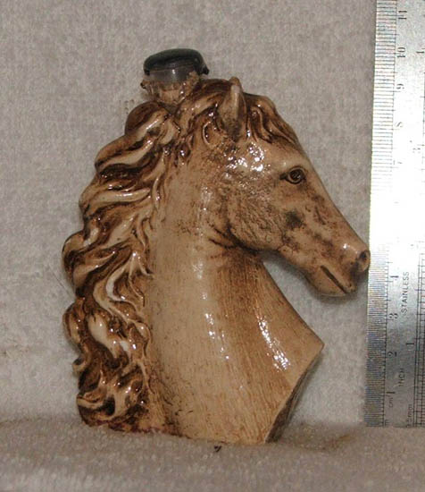 black horse head