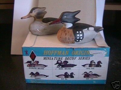 THE "HOODED MERGANSER" DECOY SETS