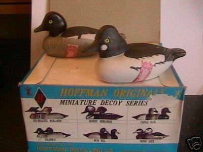  THE "GOLDENEYE" DECOY SET.  
