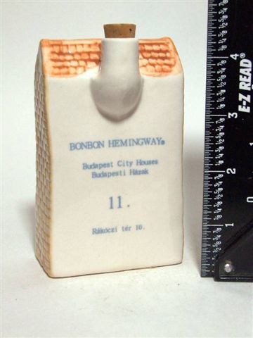 CERAMIC LIQUOR BONBON HEMINGWAY HOUSE  11