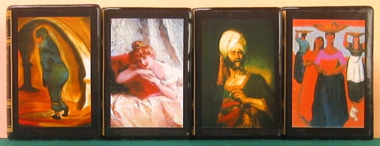 8 CERAMIC BOOKS. PERUVIAN CLASSIC PAINTERS