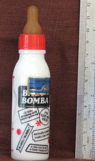 BABY BOTTLE red