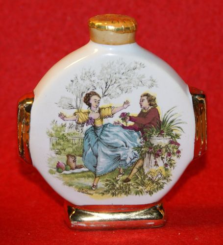 Miniature Orlando Cries of London flask