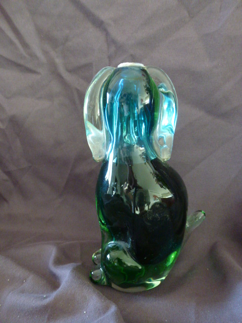 Rare & old Murano Drioly - dog