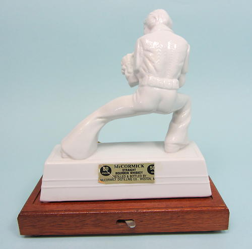 McCormick Elvis Designer white mini decanter with music box