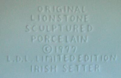 IRISH SETTER DOG 1977