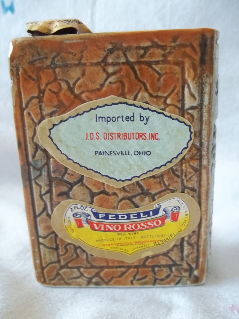 FEDELI VINO ROSSO MINI DECANTER SANTO ANNO 1975