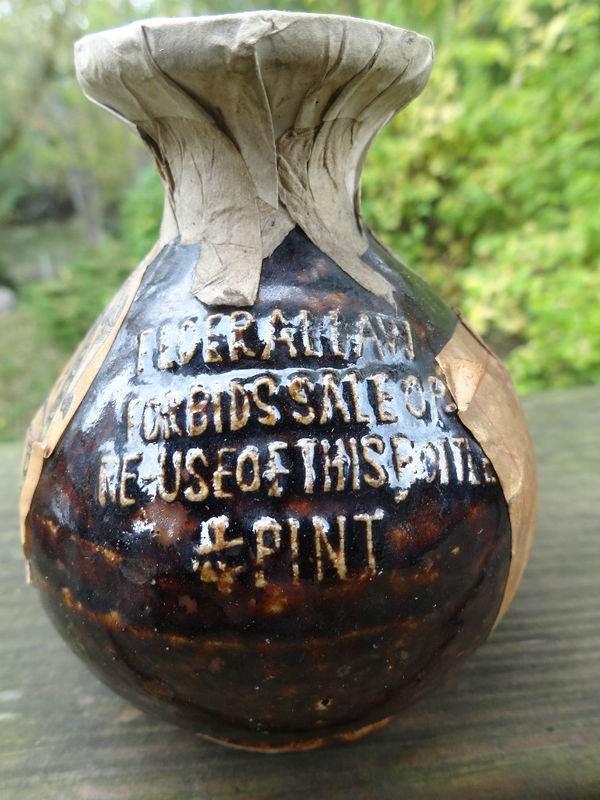 1930s Wing Fung Hong Miniature Liquor Crock Decanter China