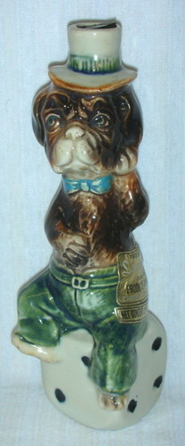 DOG & CAT in Hat, Pants & Bow Ties Sitting on Dice