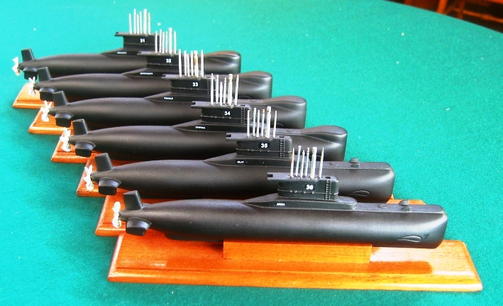 6 CERAMIC SUBMARINES, PERUVIAN NAVY no 2