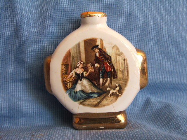 ORLANDO Miniature mini CGERRY BRANDY bottle decanter JUG with LOVERS V.1 mignon