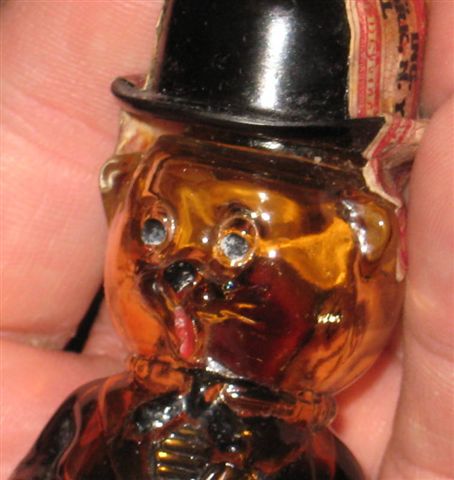 P GARNIER Glass DOG with CONCERTINA