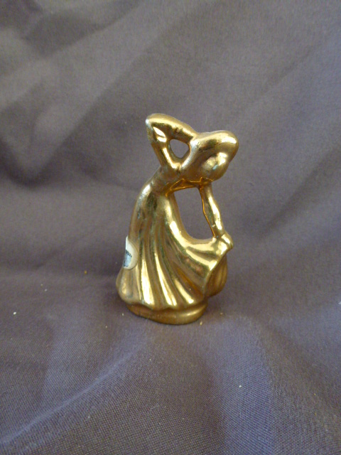 Mini-miniature Manhatten gold dancing lady