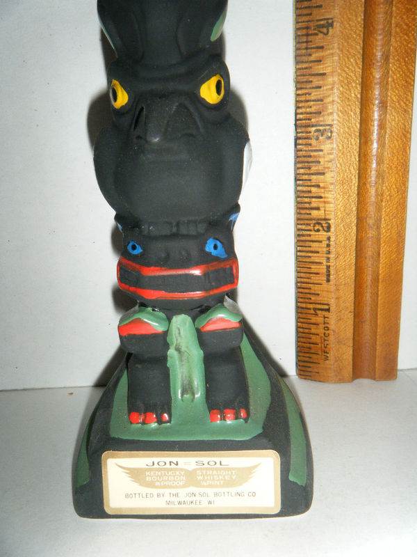 Ceramic Figural Jon-Sol Bourbon Mini Miniature Decanter._files