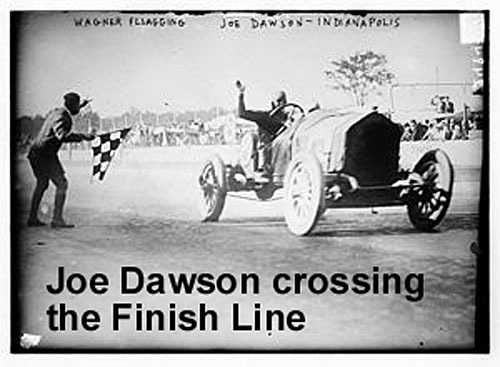 Mini Decanter of 1912 500 #8 Joe Dawson National Motor Vehicle