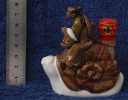 man on snail