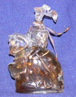 knight on horse glass