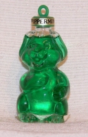 glass dog green