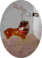 RYNBENDE  BLOWN GLASS REINDEER