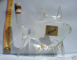 Bols Blown Glass Fish - Gold
