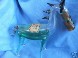 Miniature Pete Hagen blown glass horse