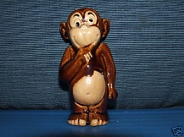 Forcoll whisky figural monkey decanter