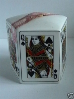 playng cards pentagon shaped - spade