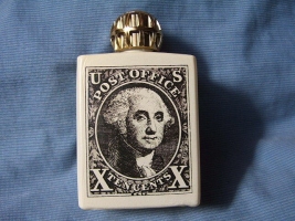 Famous Firsts 10 cent postage stamp bottle