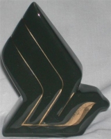 Singapore Airlines Dark Green Bird Decanter