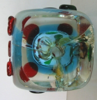 MURANO GLASS DICE PAPERWEIGHT DECANTER MINI DRIOLI