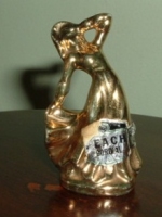 Small Manhattan Gold Dancer mini-Miniature Liquor Bottle