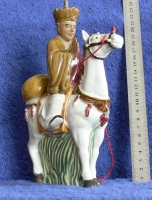 king on horse