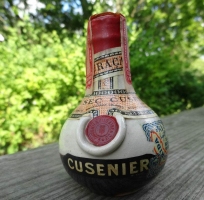 1934 Cusenier Vintage Collectible Miniature Liquor Bottle Crock Decanters