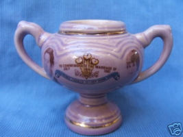 Miniature Charles Diana loving cup