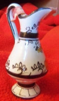 GARNIER CREME DE MENTHE, MINI VASE, WHITE, BLACK