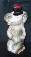 jovial elephant with a hat